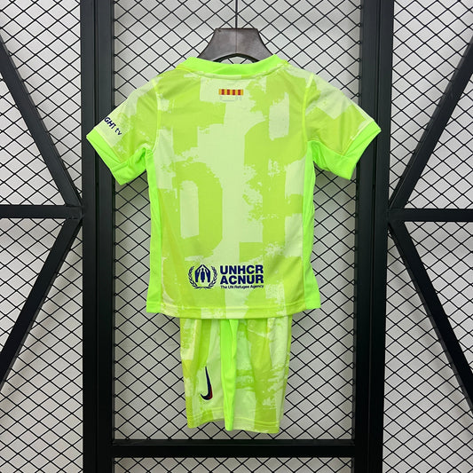 Kit Infantil Barcelona 24/25 Conjunto Unissex