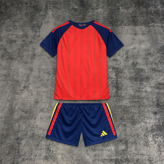 Kit Infantil Espanha Titular 26/27 Conjunto Unissex
