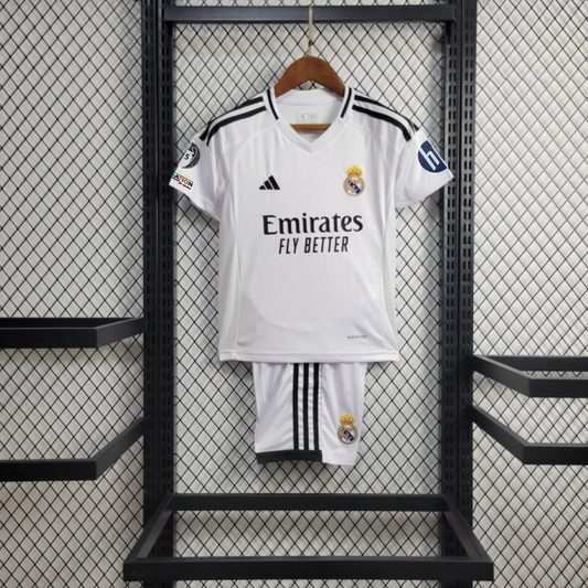 Kit Infantil Real Madrid 24/25 Conjunto Unissex