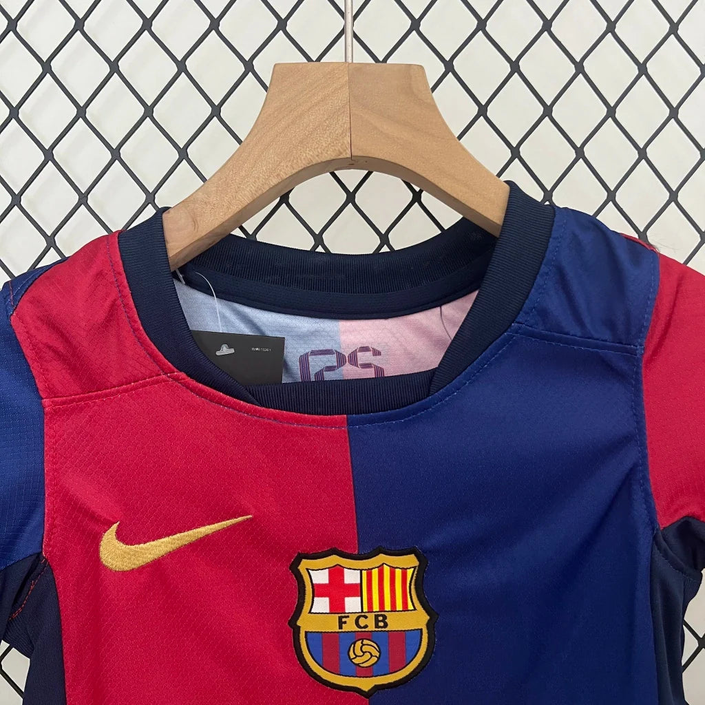 Kit Infantil Barcelona 24/25 Conjunto Unissex