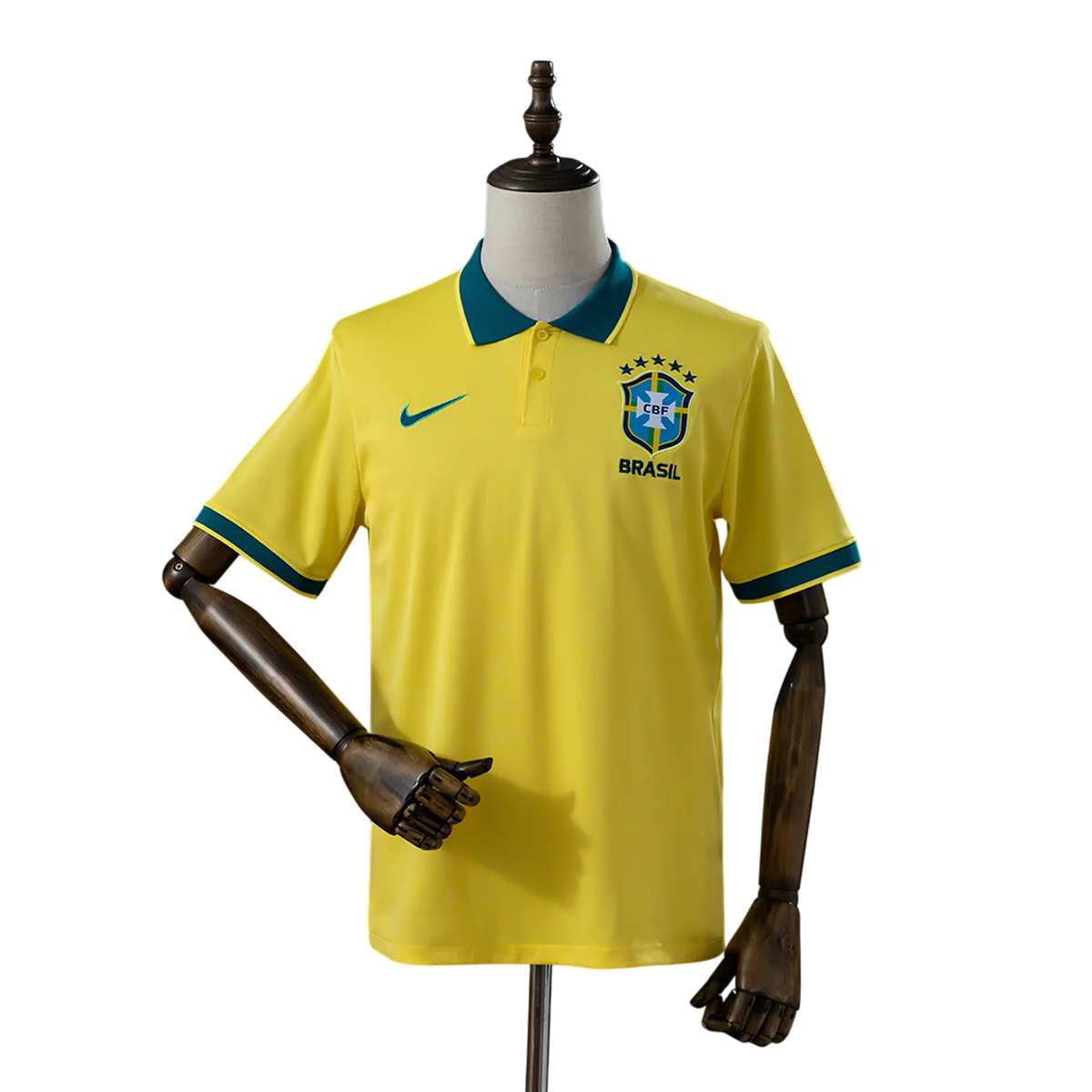Camisa Brasil Polo Amarela 26/27 Torcedor
