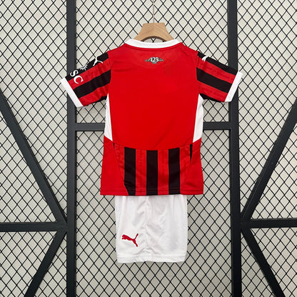 Kit Infantil AC Milan 24/25 Conjunto Unissex