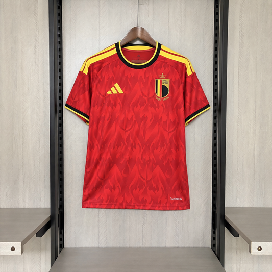 Camisa Bélgica I 2025/26 Torcedor Masculina