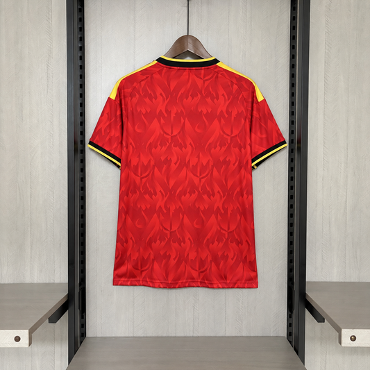 Camisa Bélgica I 2025/26 Torcedor Masculina