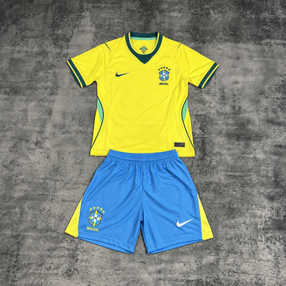 Kit Infantil Brasil Titular 26/27 Conjunto Unissex