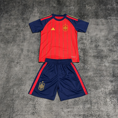 Kit Infantil Espanha Titular 26/27 Conjunto Unissex