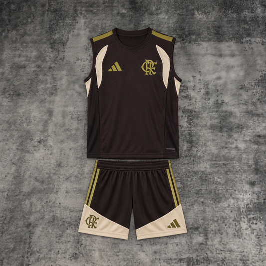 Kit Treino Adulto Flamengo 26/27 Regata e Short