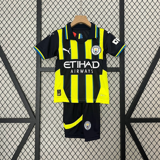 Kit Infantil Manchester City 24/25 Torcedor Unissex