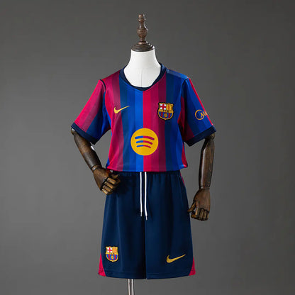 Kit Infantil Barcelona Titular 26/27 Conjunto Unissex