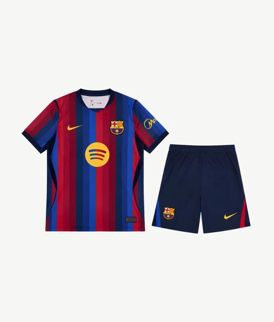 Kit Infantil Barcelona Titular 26/27 Conjunto Unissex