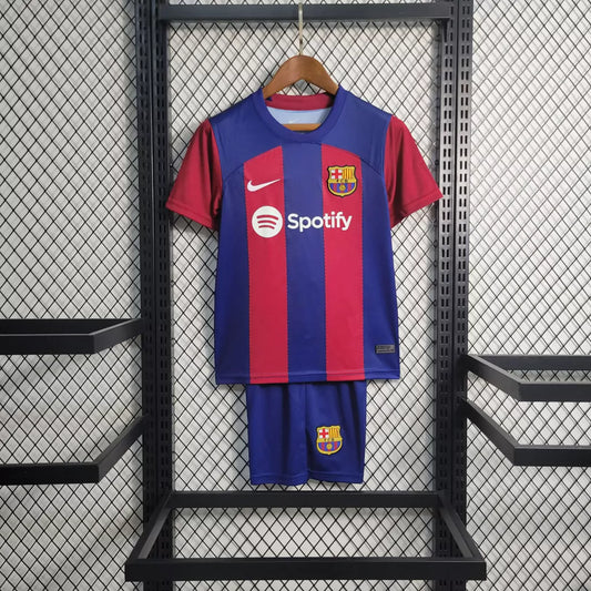Kit Infantil Barcelona 23/24 Conjunto Unissex
