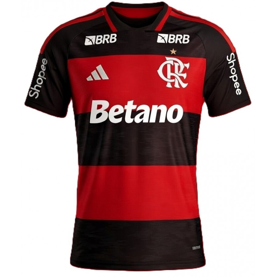 Camisa Flamengo Titular Todos Patrocínios 26/27 Torcedor