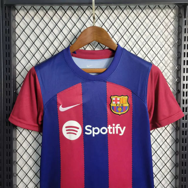 Kit Infantil Barcelona 23/24 Conjunto Unissex