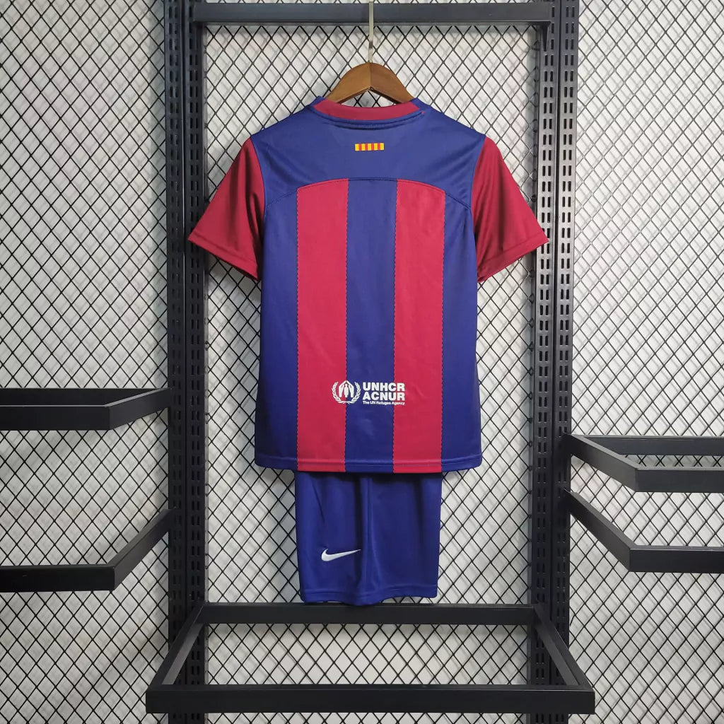 Kit Infantil Barcelona 23/24 Conjunto Unissex