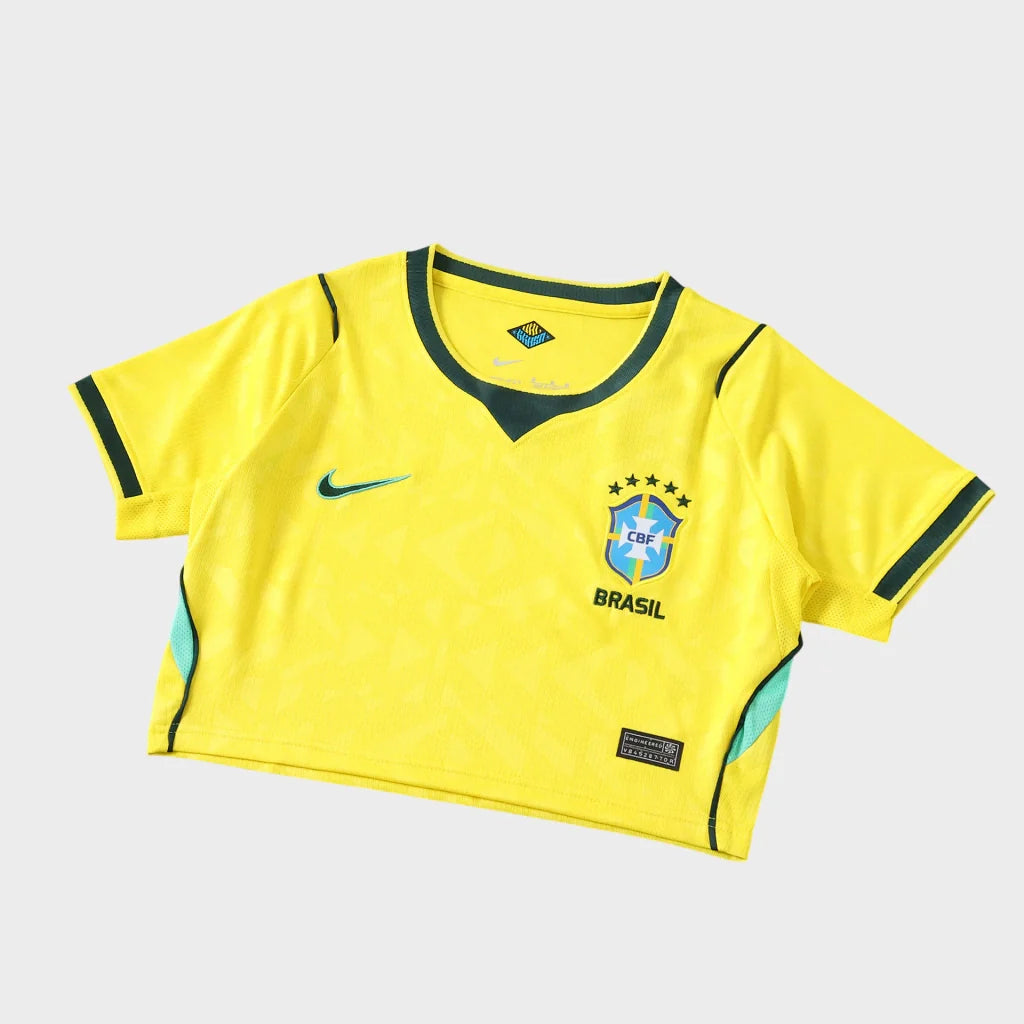 Cropped Brasil Feminino 26/27 Torcedor