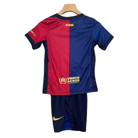 Kit Infantil Barcelona 24/25 Conjunto Unissex