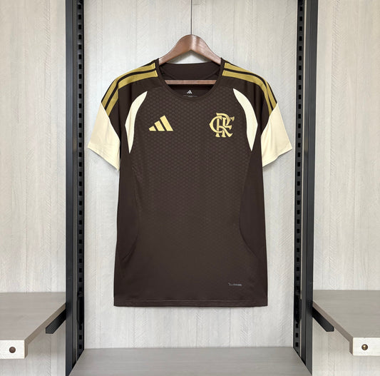 Camisa Flamengo Treino Marrom 26/27 Torcedor